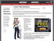 Tablet Screenshot of homewirelessalarm.com
